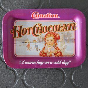 Carnation Collector's Edition Cocoa and Cookies Santa Plate
